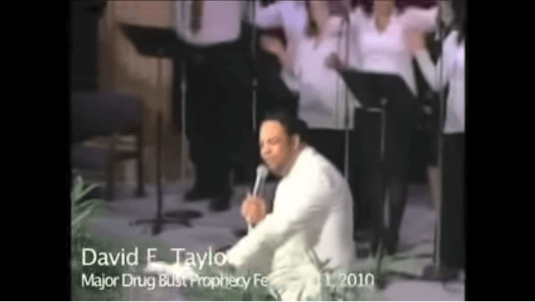 David E. Taylor – Raw Footage of David E. Taylor Prophesying Major Drug Bust in Detroit